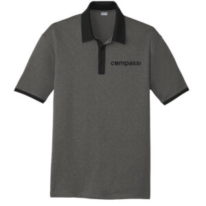 Sport-Tek Heather Contender Contrast Polo